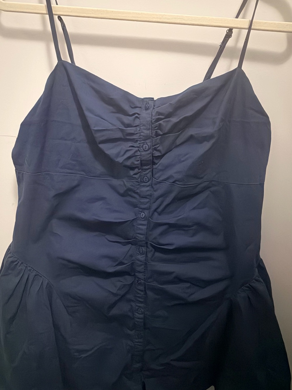 wild fable Navy Button-Front Dress